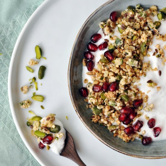 Gluten Free Pistachio Granola