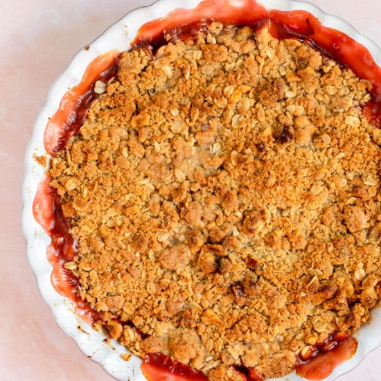 Rhubarb Crumble