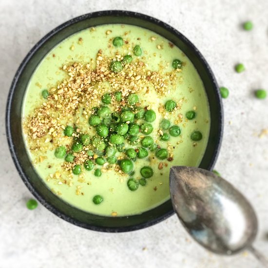 CREAM OF PEAS AND POWDER OF QUICOS