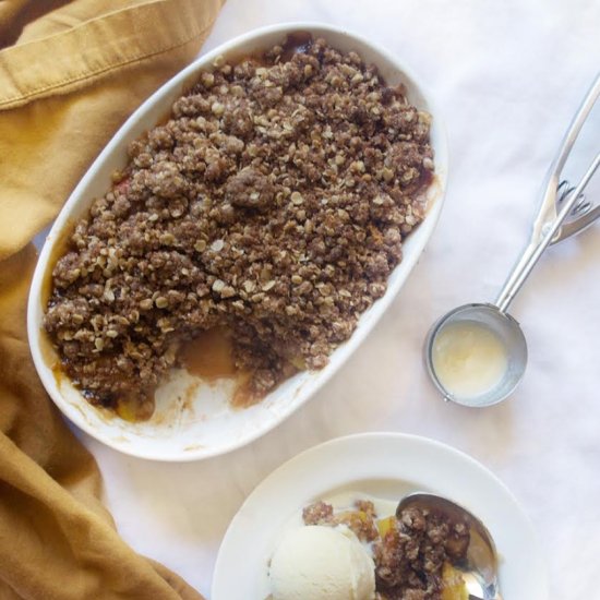 peach crisp