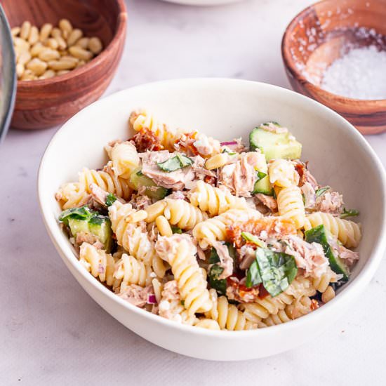 Tuna Pasta Salad with Feta