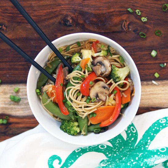 vegetable lo mein