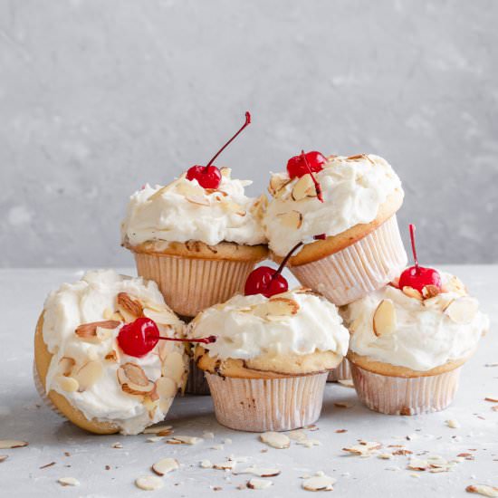 Almond Chocolate Cupcakes