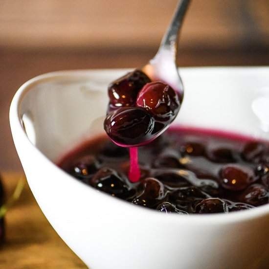 Easy Dark Cherry Sauce