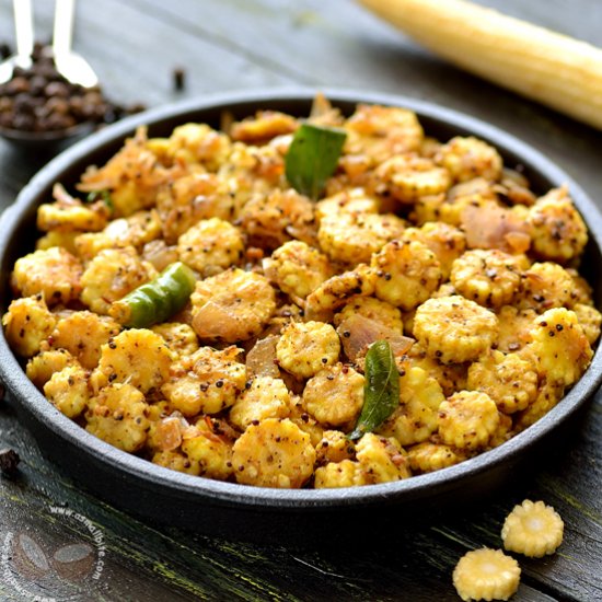 Baby Corn Pepper Fry Recipe