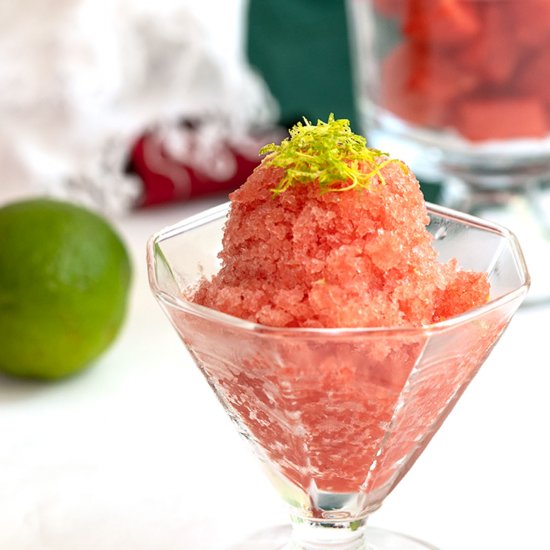 Southern Watermelon Granita