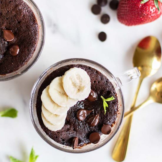 Chocolate Mug Cakes