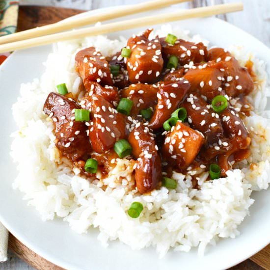 Slow Cooker Sesame Chicken