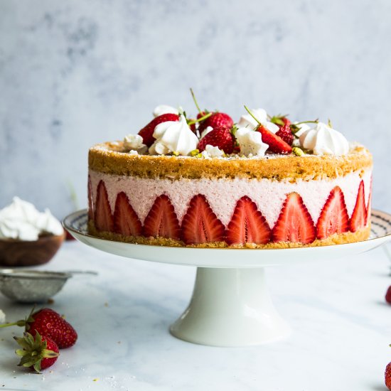 Strawberry Mousse Cake