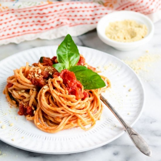 Tomato Basil Pasta | Simple,Delish!