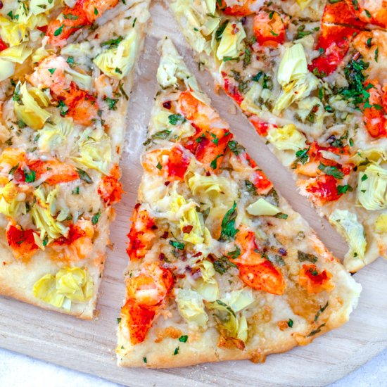 Lobster Artichoke Flatbread