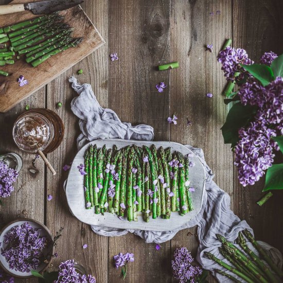 Grilled Honey Asparagus