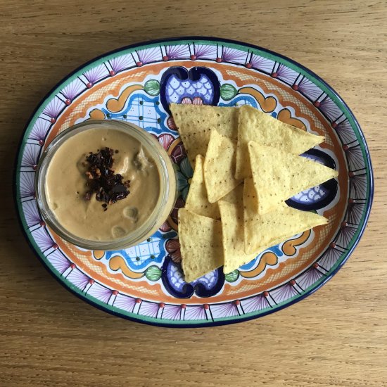 VEGAN SEED-BASED QUESO DIP (NO CASH