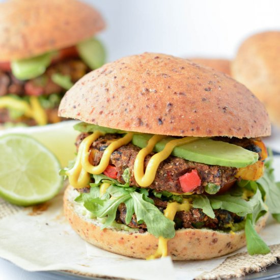 Vegan Black bean Burger