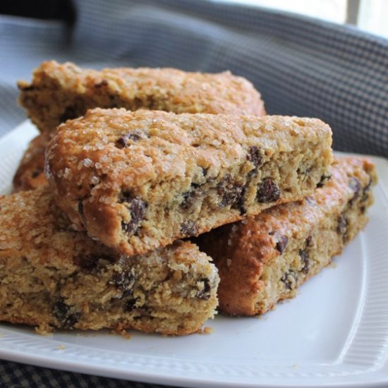 Oatmeal Peanut Butter Scones