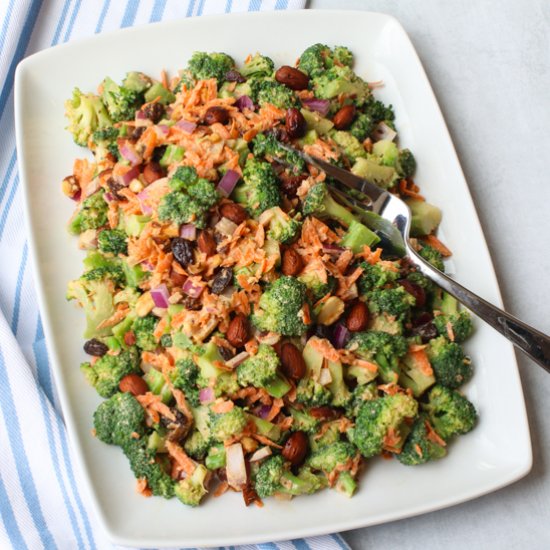 Broccoli Salad with Smoky Almonds