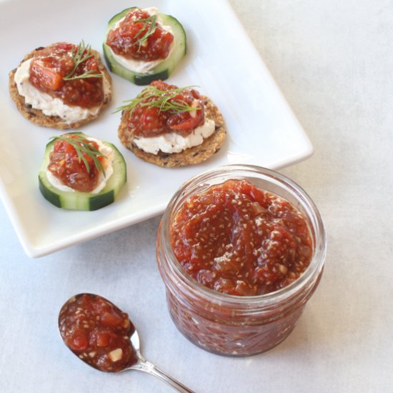 Vegan Tomato Chia Jam