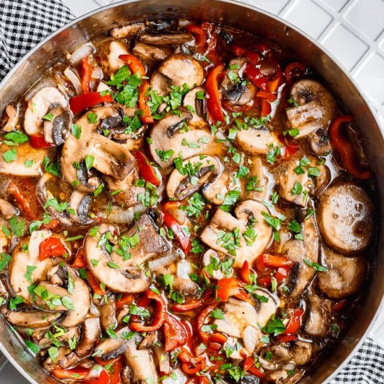 ITALIAN SAUTEED MUSHROOMS RECIPE