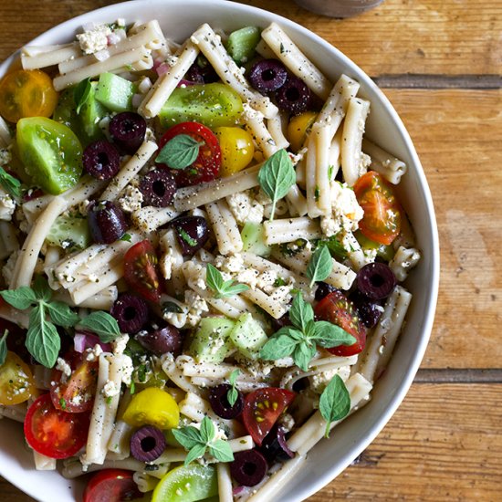 Picnic Pasta Salad (Vegan + GF)