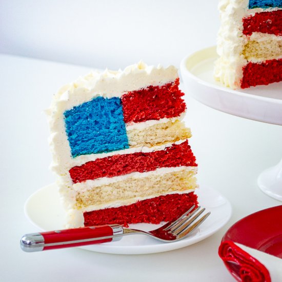 Flag Cake