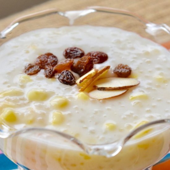 Tapioca Pearl Pudding