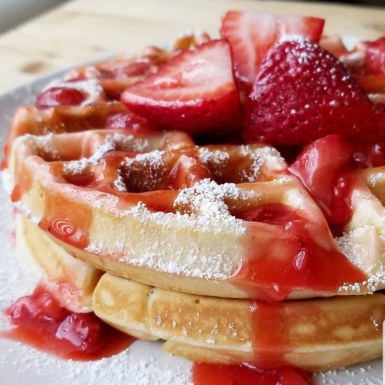 Homemade Belgian Waffles