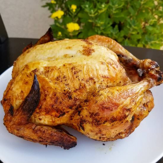 Grilled Whole Chicken