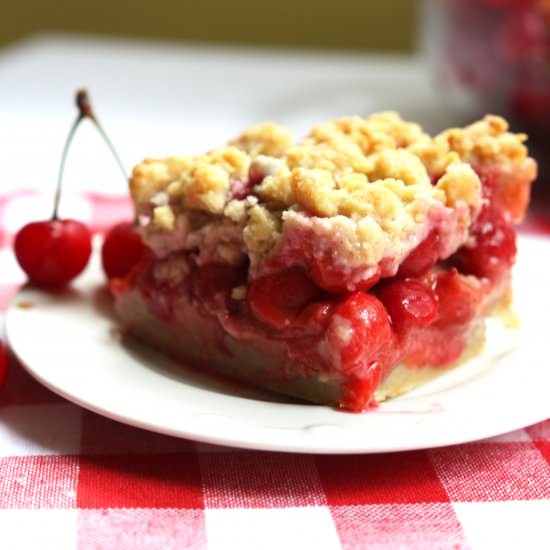 Gluten-Free Cherry Bars