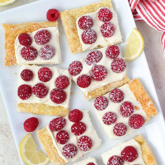 Raspberry Lemon Cream Tart