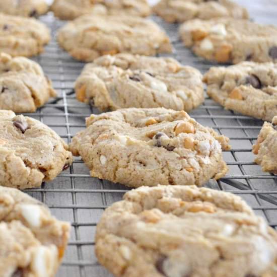 Triple Chocolate Chip Cookies