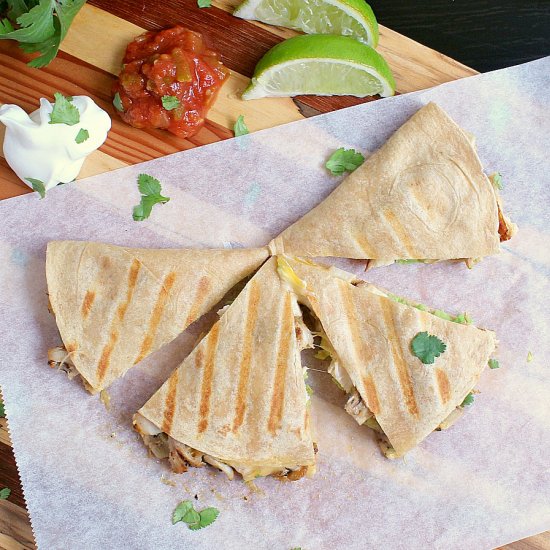 Low Carb Quesadilla with Chicken