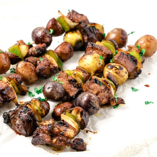 Easy Grilled Steak Kebobs