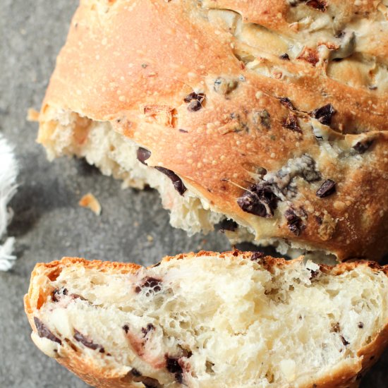 kalamata olive and onion bread