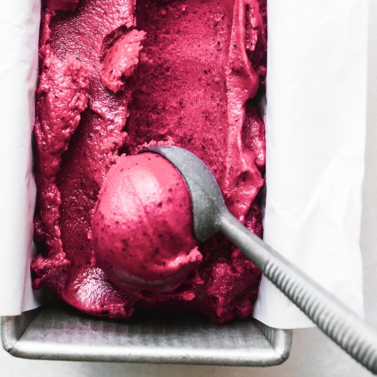 Plum Amaretto Sorbet