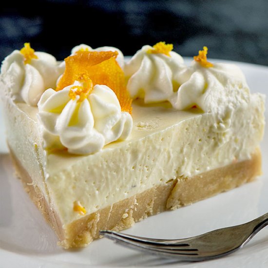 NO BAKE ORANGE CHEESECAKE