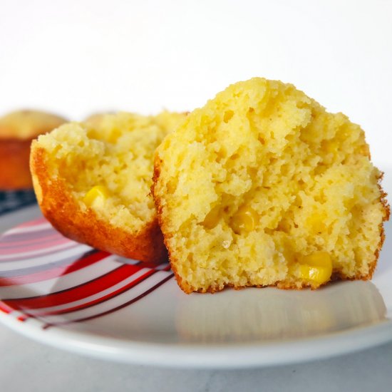 Honey Cornbread Muffins