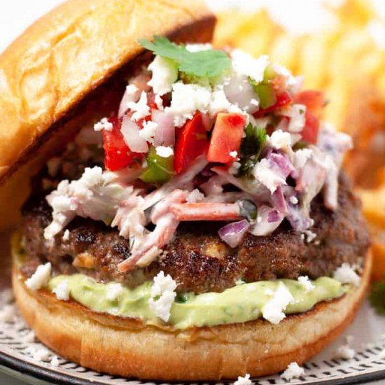 Easy Mexican Burgers