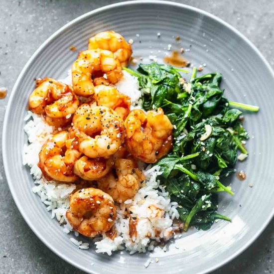 Easy Maple Soy Shrimp