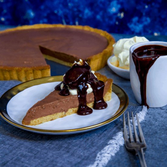 Keto Chocolate Bavarian Pie