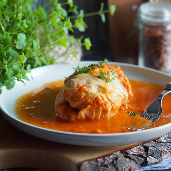 Stuffed cabbage rolls