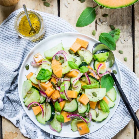 Cucumber Melon Salad