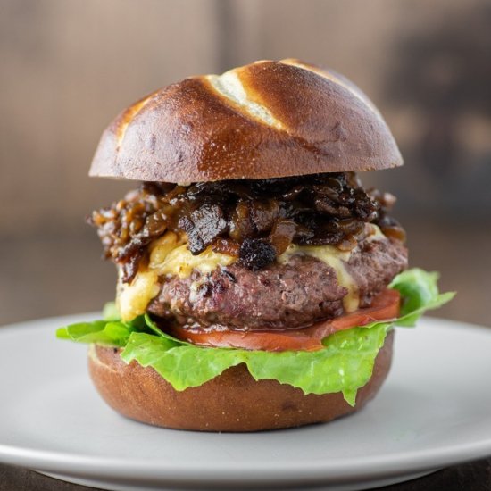 Bison Bacon Jam Burger