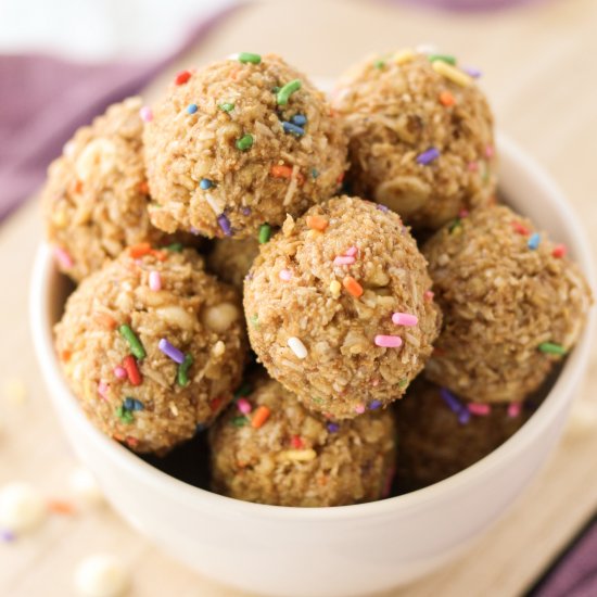 Gluten-free Funfetti Snack Balls