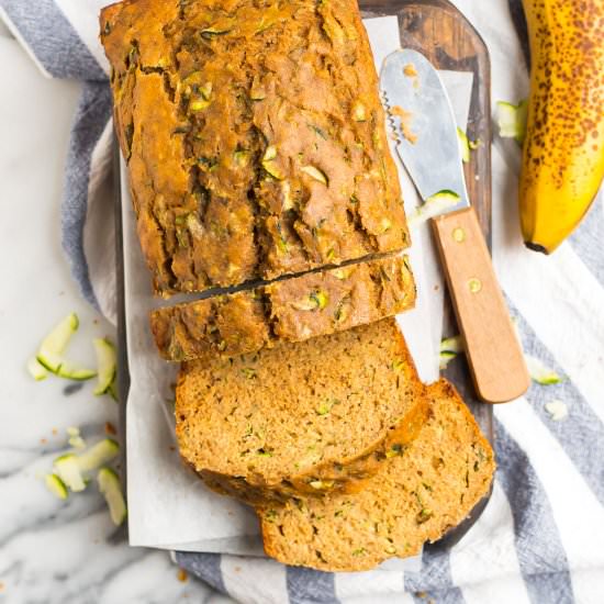 Zucchini Banana Bread