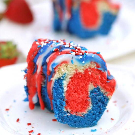 Patriotic Bundt Cake