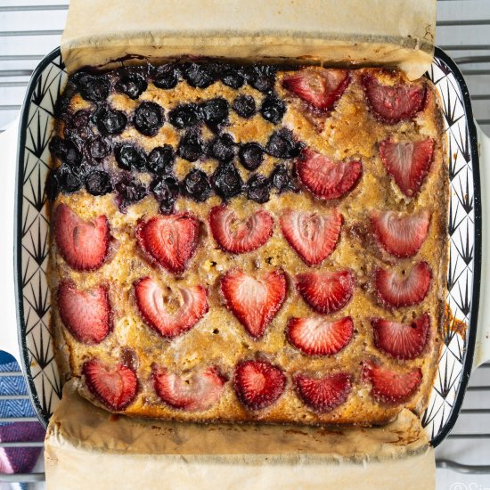 Summer Cake with Berries