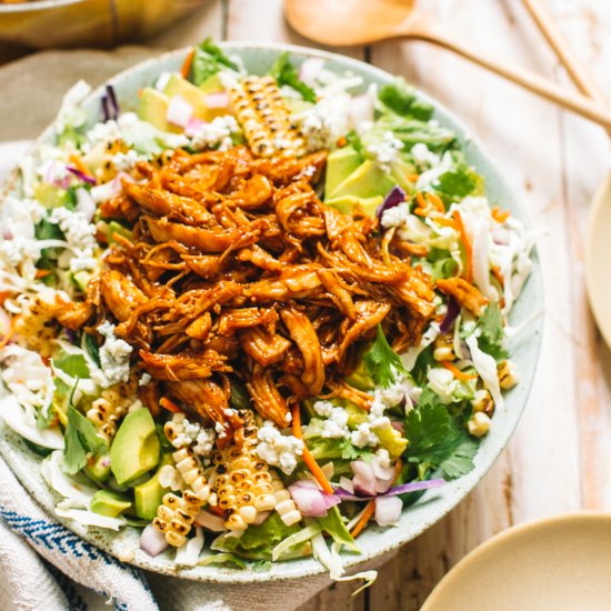 Coleslaw BBQ Chicken Salad