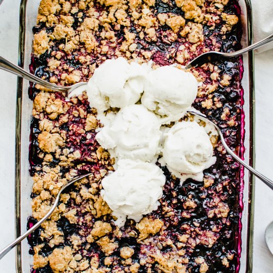 The Best Freezer Fruit Crumble