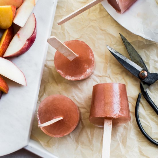 Peach Tea Popsicles