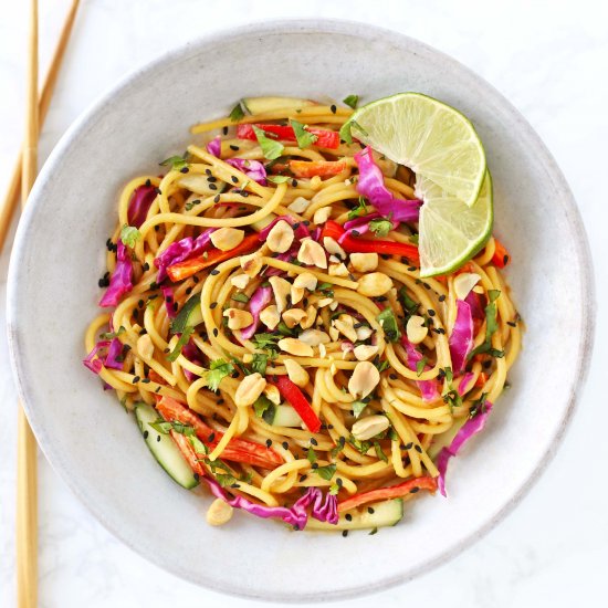 Cold Thai Noodle Salad